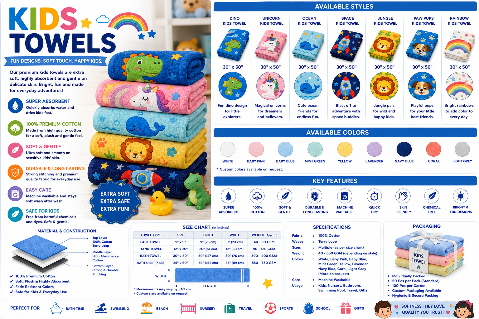 Kids Towels